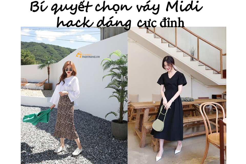 Bí kíp chọn váy Midi 